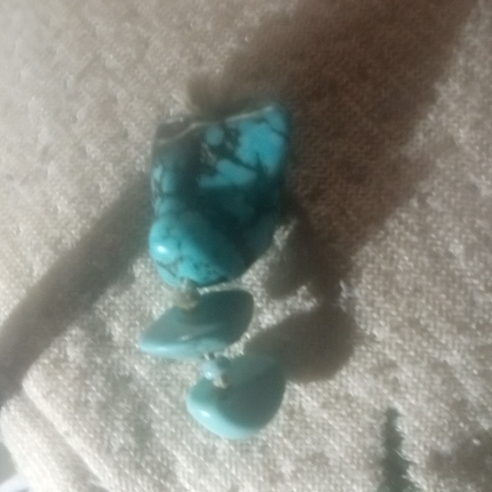 Turquoise blue gemstone